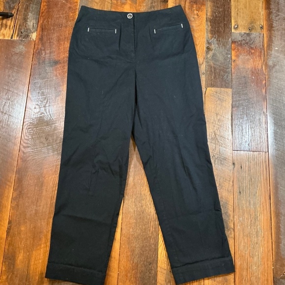 Maeve by Anthropologie Black High Rise Ankle Pants Women’s Size 12 - Picture 6 of 11